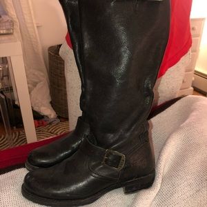 Black Frye tall boots